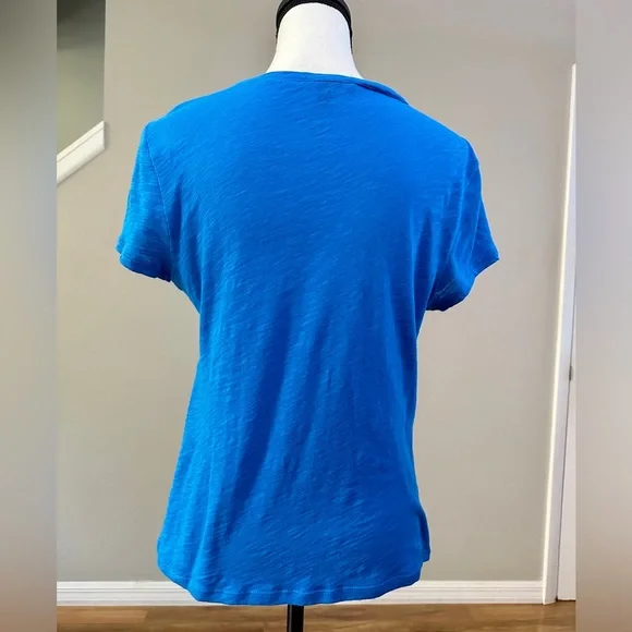 NWOT INC International Women's Cotton Twist-Front T-Shirt - S - Picture 2 of 5